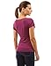 PattyBoutik Women Cowl Neck Short Sleeve Top (Dark Magenta Medium)