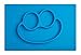 Baby Turnip Fun Meal Placemat (Blue) - One-piece Silicone Placemat Baby Plate