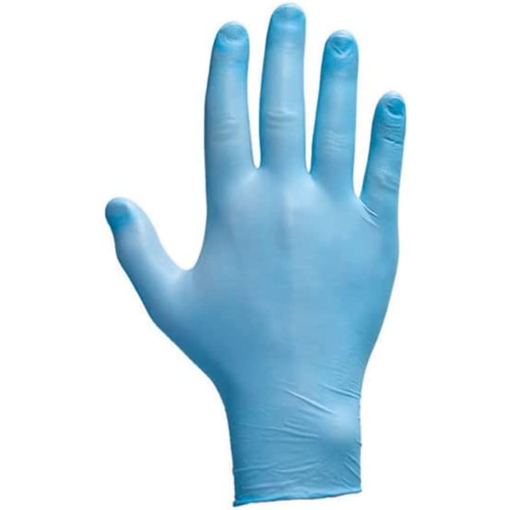 Traffi Sustain TD01 Blue Nitrile Biodegradable Pack of 100 Gloves Medium