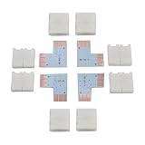 BTF-LIGHTING 10sets 3PIN 10mm Width Right Angle L Shape solderless Corner Connector for ws2811 ws2812b SK6812 led Strip No Soldering