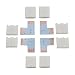 BTF-LIGHTING 10sets 3PIN 10mm Width Right Angle L Shape solderless Corner Connector for ws2811 ws2812b SK6812 led Strip No Soldering primary