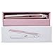 VAV Professional Hair Straightener 1in 3D Floating Plate Ceramic Flat Iron 284℉-446℉ Auto Shut-Off US Plug Rose Gold