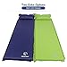 REDCAMP Self-Inflating Sleeping Pad with Attached Pillow, Compact Lightweight Camping Air Mattress with Quick Flow Value, Blue 77