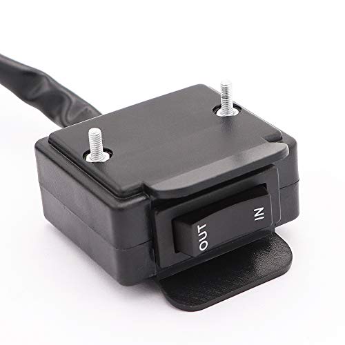 12V Winch Rocker Thumb Switch with Mounting Bracket Handlebar Control