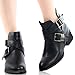 Breckelle's Bronco-11 Bootie Boots, Black Pu, 8