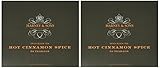 Harney & Sons Hot Cinnamon Spice - Spicy Black Tea with Orange Peel, 3 Types of Cinnamon, and Sweet Cloves - 50 Foil-Wrapped Tea Bags, Pack of 2