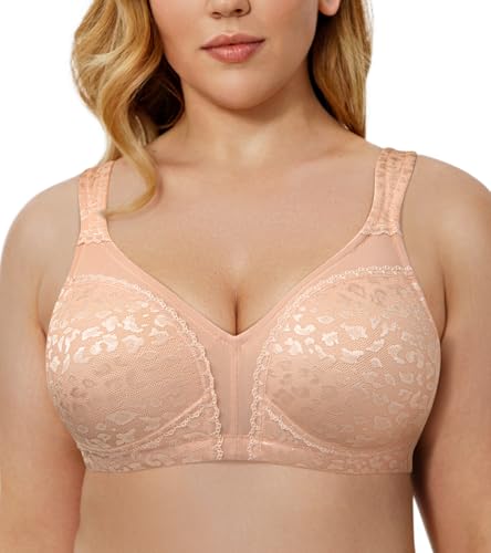 Wingslove Women's Wireless Minimizer Bra Size