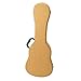 Crazy K&A 26-Inch Tenor Leather Ukulele Case, Yellow