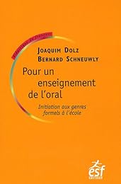 Pour un enseignement de l'oral