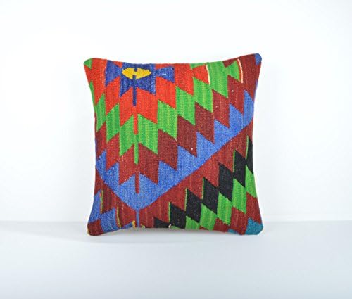 Kilim Pillow Cover, Kilim Pillow, Turkish Pillow, Bohemian Pillow, Kilim Cushions, Moroccan Pillow, Turkish Kilim, Decorative Pillows, Wool Pillow, tp1637