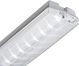 Knightsbridge 3W Green LED Daylight Emergency Bulkhead Light Indoor Outdoor view 5