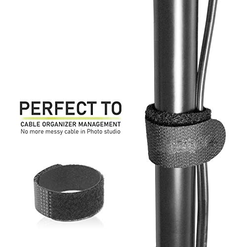 Julius Studio 660W Photo, Video, Portrait Photography Studio Day Light Umbrella Reflector Continuous Lighting Kit with Bulb Socket, Carry Bag, Velcro Cable Strap Tie, JSAG1 - Thumbnail 4