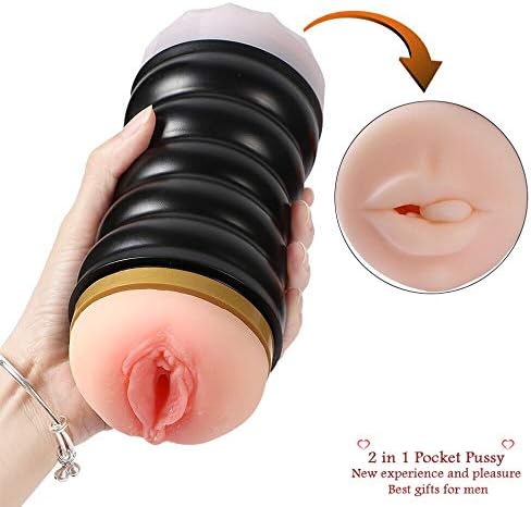 2 in 1 Pő&cket Pû&ssys Men's Deluxe Toys for Adult Pleasure (Mouth)