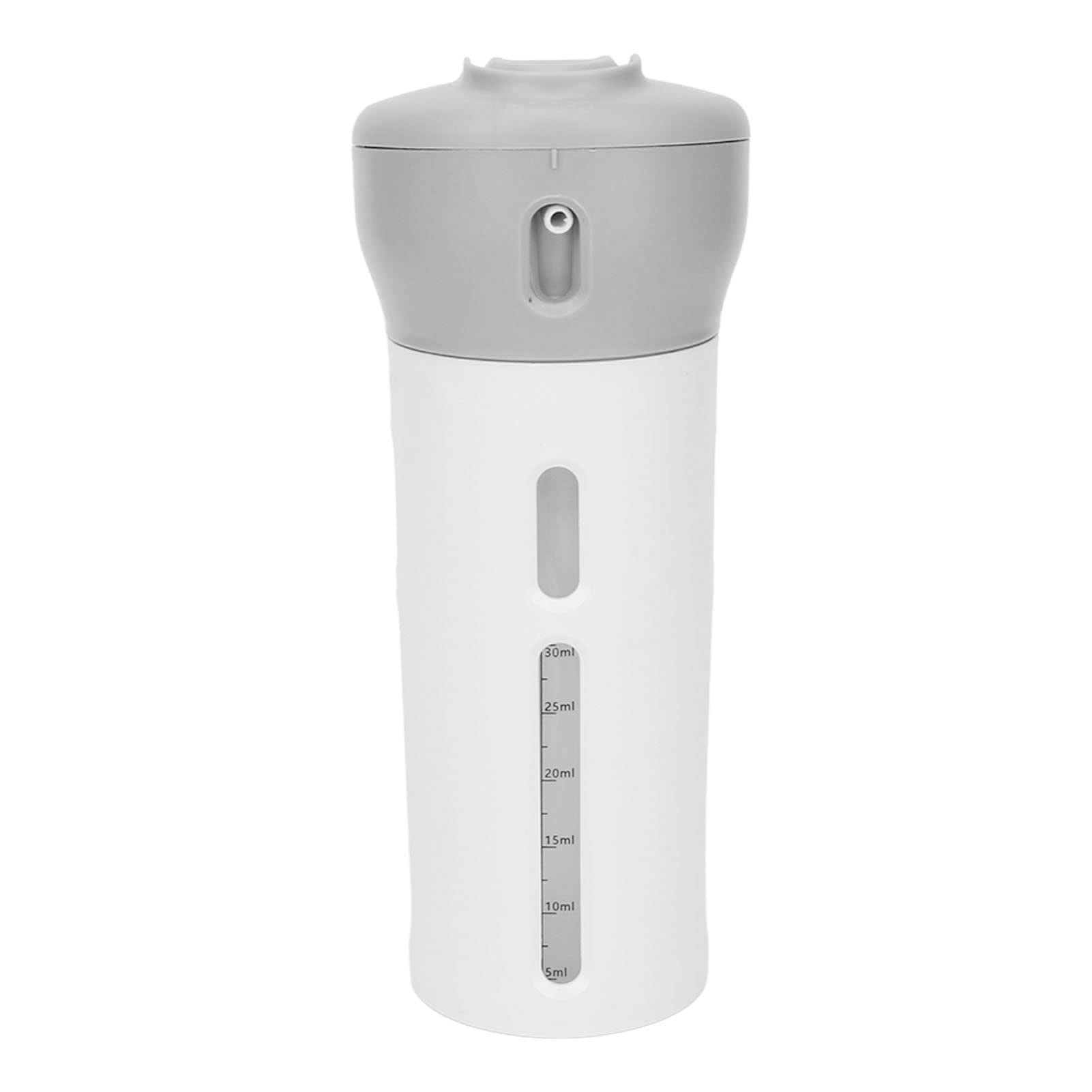 4 in 1 Liquid Dispenser, Portable Safe Travel Bottles Leakproof for Shampoo for Lotion(Gray)
