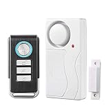 HENDUN Wireless Remote Door Alarm, Windows Open Alarms,Magnetic Security Sensor, Pool Door Alarm for Kids Safety, Alzheimer's Exit Monitor,Apartment Alarm (1 Pack)