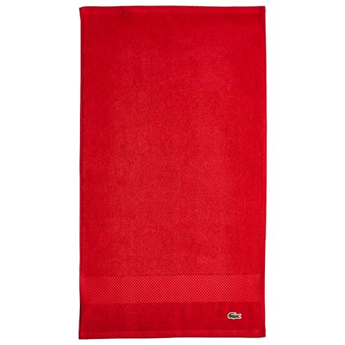 Lacoste Heritage Supima Cotton Hand Towel, Formula One, 16" x 30"