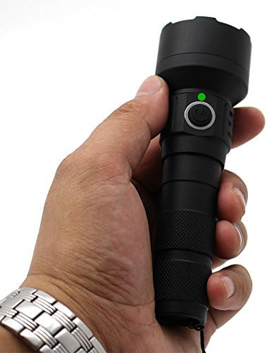 MLD High-Power LED Tactical Flashlight,1100 lumens Super Bright,Water Resistant Rechargeable Flashlight(18650 Battery Included)for Camping Hiking etc