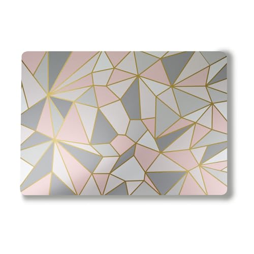 Laptop Skin Compatible with Surface Laptop 7 15" (2024) - Rose Gold Polygon - P…