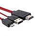 TacPower HDMI Adapter Cable TV for Samsung Galaxy S5 Dual Sim SM-G9006W MHL Micro USB