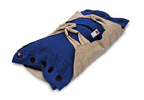 Sweet Goodbye Cocoon eco-Friendly Pet Burial & Cremation Ceremony Kit for Dogs and Cats (Medium, Indigo)