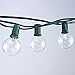 ON'H Globe String Light with G40 Bulbs 25ft UL Listed Outdoor String Lights for Patio Garden Backyard Party, Green Wire