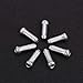 100 Pcs Alloy Road Mountain Bicycle Bike Brake Cable Cap End Tips Crimp Silver