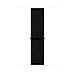 amBand Compatible for Apple Watch Sport Loop Band 38mm, Lightweight Breathable Nylon Replacement Band for Apple Watch Series 1, Series 2, Series 3, Sport, Edition-Dark Black