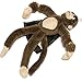 Playmaker Toys - Flying Screaming Flingshot Slingshot Novelty Monkey Plush Doll Toy, Launches up to 50 Feet