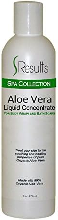 Aloe Vera Liquid Concentrate (16oz) Soothing and Nourishing Body Wrap &amp; Bath Soak