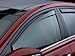 WeatherTech Custom Fit Side Window Deflectors for Honda Civic - (80418), Front Pair - Dark Tint