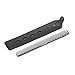 Anself Hair Comb Professional Salon Hairdressing Comb Metal Hair Cutting Comb (Black)