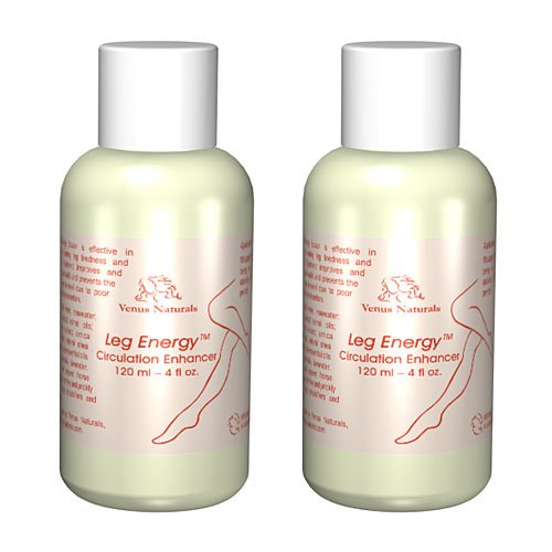 Leg Energy 2 Bottles - Lotion for Varicose Veins and Poor Leg Circulation Recommended Starter Pack
