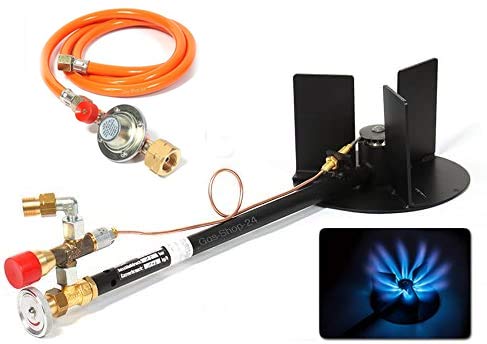 Hochleistungsbrenner 14 kW / Propan Hockerkocher + Zündsicherung - Gaskocher MADE IN GERMANY (z.B. für Räucherofen…