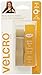 VELCRO Brand for Fabrics | Permanent Sticky Back Fabric Tape for Alterations and Hemming | Peel and Stick - No Sewing, Gluing, or Ironing | Cut-to-Length Roll, 24 in x 3/4 in, Beige