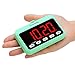 DreamSky Digital Kitchen Timer with Large Red LED Display, Count Up/Down with Seconds, Magnetic Digital Timer for Cooking/BBQ/Sports/Yoga, Battery Operated with ON/Off Button