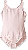 Capezio Little Girls' High Neck Tank Leotard, Pink, Intermediate