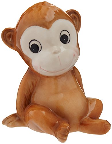 Cosmos 20913 Monkey Ceramic Piggy Bank, 5" High