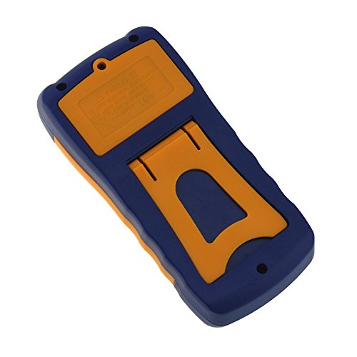 JDgoods Pocket Digital Multimeter Voltmeter Ammeter Ohmmeter Diode NPN PNP Multimeter Volt AC/DC Tester Mete (Yellow)