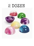 Fun Express Birthday Party Loot Bags Supplies Large Marbleized Poppers (2-Pack of 12)