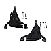 DRIVESTAR 271901 271902 Front Lower Control Arms, for 1995 1996 1997 for Volvo 850, 1998 1999 2000 for Volvo S70, 1998 1999 2000 for Volvo V70, New Front Suspension Driver and Passenger Side, Pair