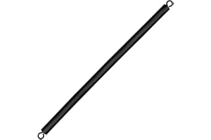 Ssguopte Pilates Bar, Detachable 3 Section 39 Inch Pilates Stick, Black Spreader Bar with 360° Swivel Loop End, Equipment for