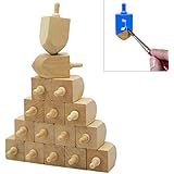 Hanukkah Wooden Dreidel, Design Your Own 3
