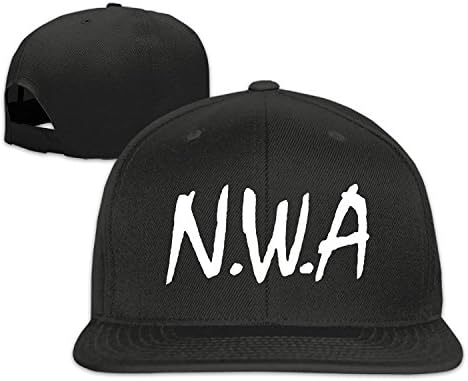 CieMoAs Straight Outta Compton NWA Unisex Adjustable Flat Visor Hat Baseball Cap Black