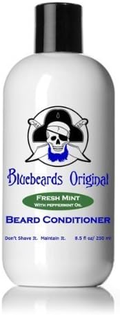 Bluebeards Original Fresh Mint Beard Conditioner with Peppermint Oil, 8.5 OZ by Bluebeards Original