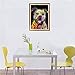 Numkuda Christmas 5D Diamond Painting Kits Full Drill Diamond Embroidery (Bulldog, 12x16)