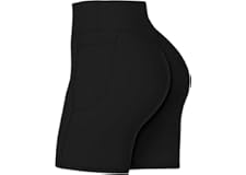 Sunzel 10" / 8" / 5" / 3" Biker Shorts for Women with Pockets, High Waisted Yoga Workout Shorts