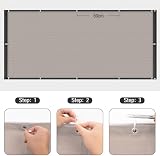 Cool Area HDPE Balcony Privacy Screen Windproof Anti-UV Taupe 80x300cm view 4