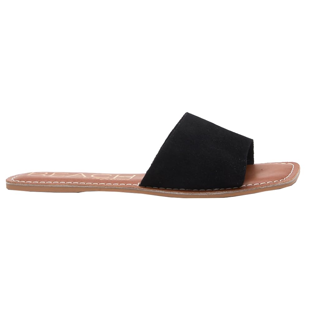 Photo 1 of BEACH by Matisse Womens Bali Slide Flat Casual Sandals Casual - Black - Size 7 M