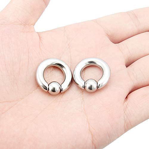 Captive Bead Ring Unique Prince Albert Jewelry 1pc Big Size