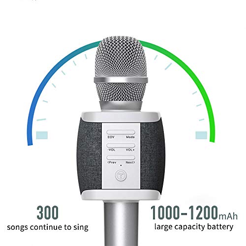 TOSING XR Wireless Bluetooth Karaoke Microphone,Louder Volume 10W Power